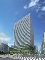 【注目環境ビル】（5）日射を防ぐ1.8mの大庇、京橋3-1プロジェクト